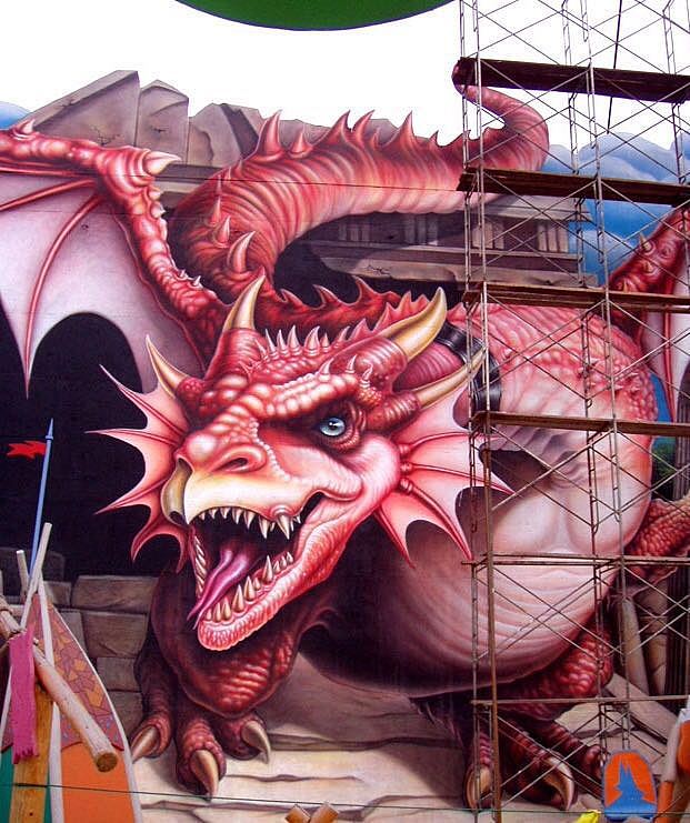 大连恐龙城，3D效果太震撼！（图ZMzczNTA0MDA=） - 新锐潮流插画 - 站酷设计师北京3D魔幻画原创素材 - 站酷ZCOOL