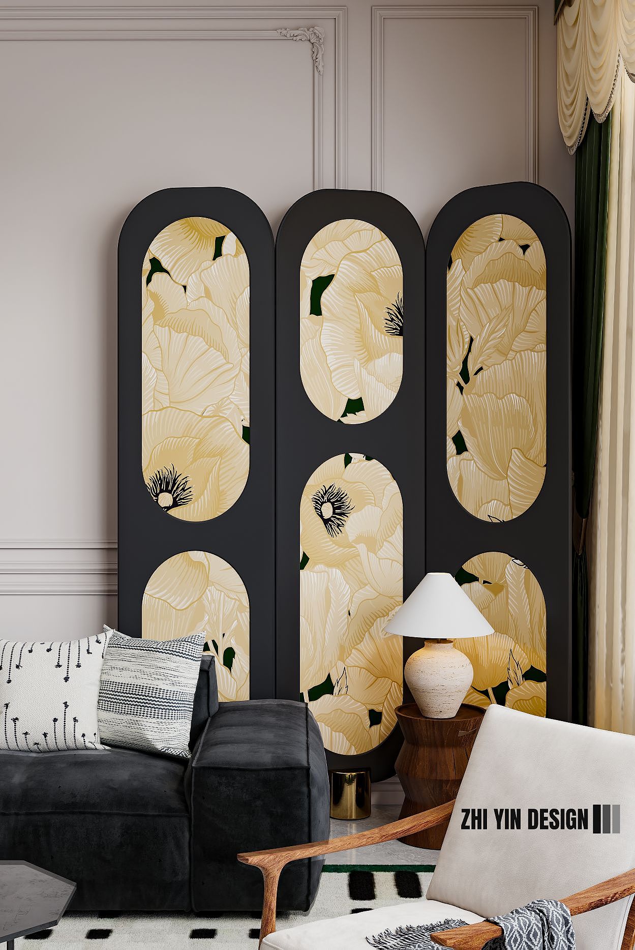 法式复古风客厅