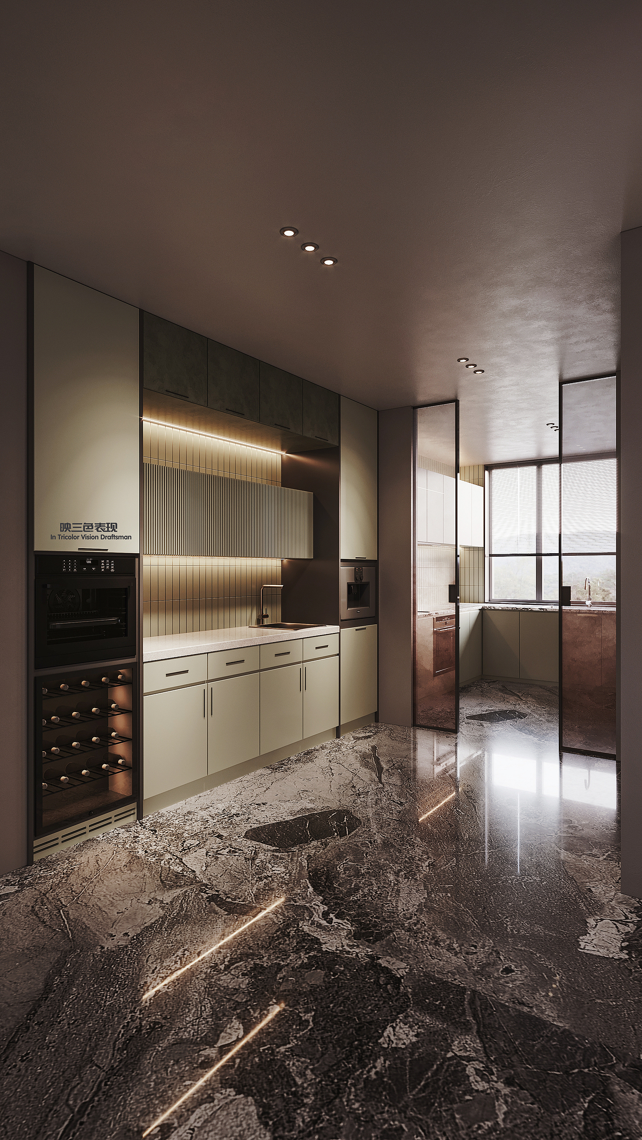 in-Tricolor | 混搭：鲜艳的潜入，超精致三层时尚别墅（图ZMjYyMDEzMTY0） - 家装设计 - 站酷设计师映三色视觉表现原创素材 - 站酷ZCOOL