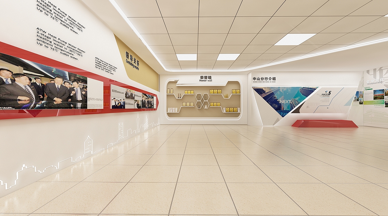银行历史展厅（图ZMjYwNTU5OTg0） - 场景 - 站酷设计师Z15654081原创素材 - 站酷ZCOOL