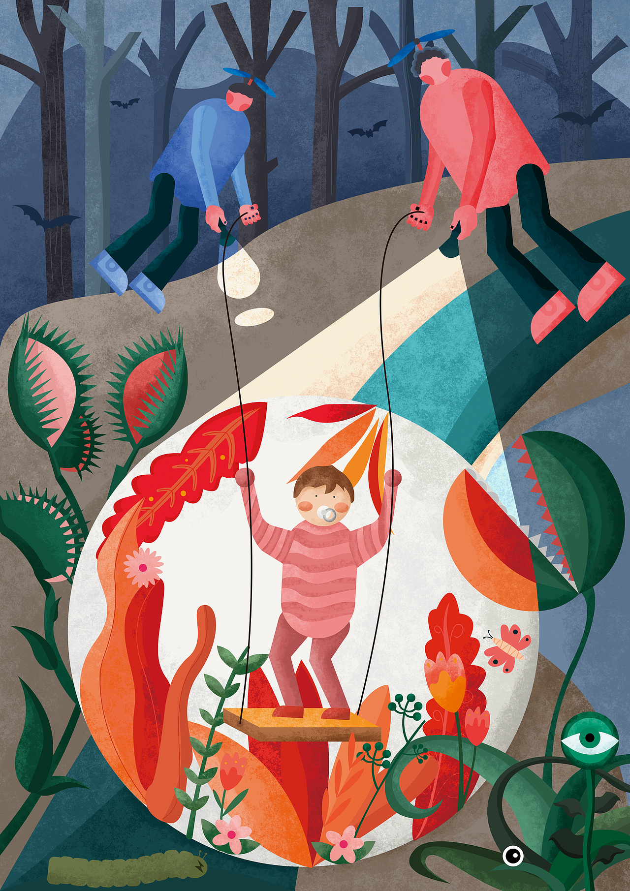 GIANT BABY JAIL(图ZMjA5NzAyMzY4) - 儿童插画 - 站酷设计师YIM野姆原创素材 - 站酷ZCOOL