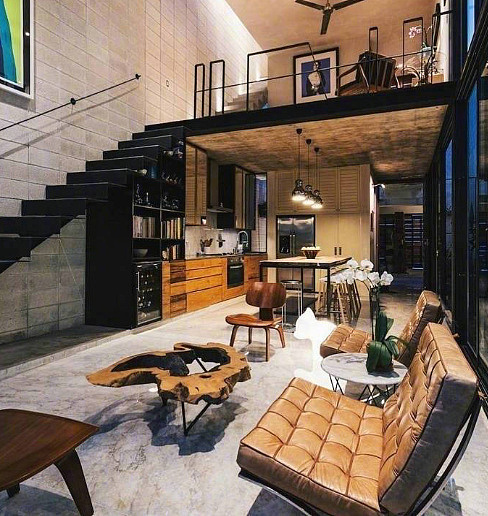 loft风格介绍，深色主题风格