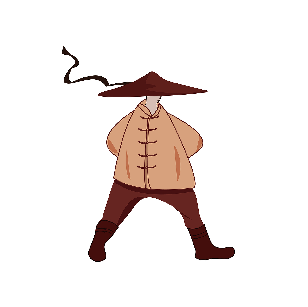 功夫小人（图ZNTc2MDkwNjg=） - 艺术插画 - 站酷设计师七彩时光88原创素材 - 站酷ZCOOL