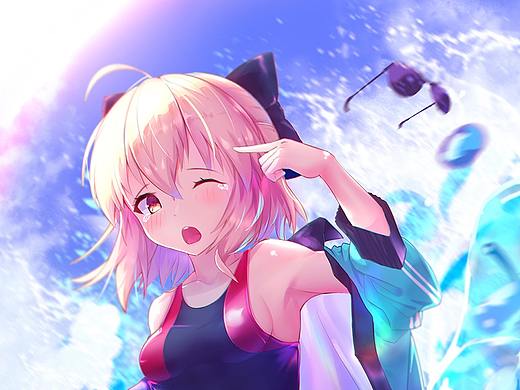 冲田总司（个人主页-ZMzA1NDE1Njg=） - 单幅漫画 - 站酷设计师会发光的Qtian原创素材 - 站酷ZCOOL