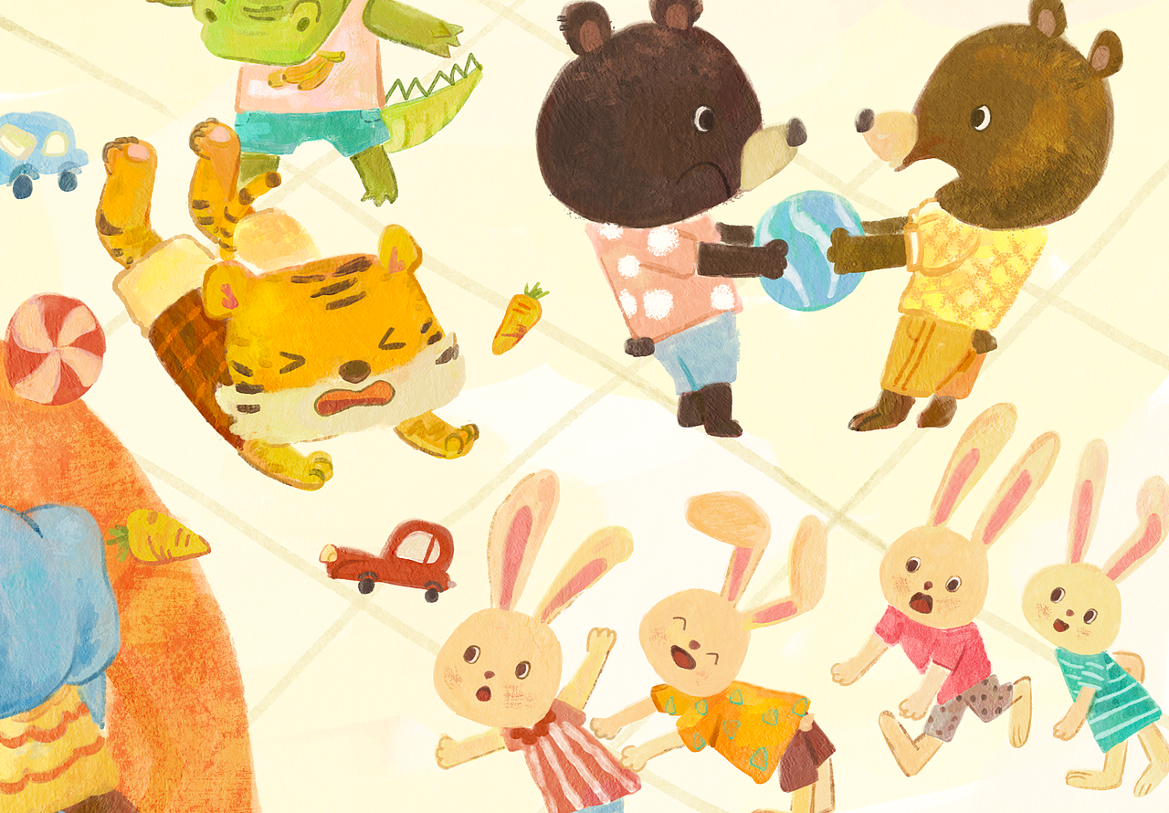 数一数 儿童绘本（图ZMzQwOTg5MTA0） - 绘本 - 站酷设计师三条st原创素材 - 站酷ZCOOL