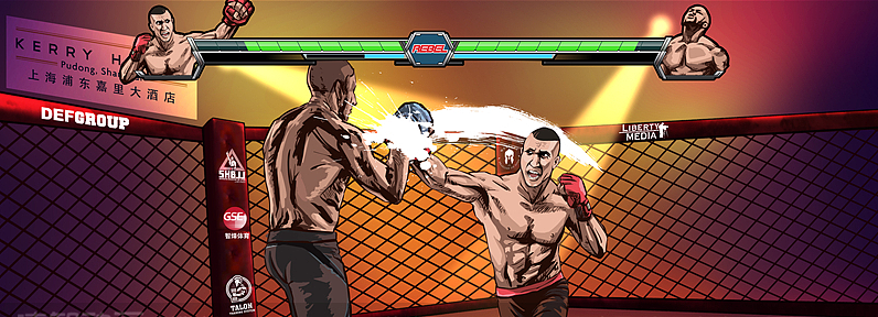 集酷炫于一身的拳击比赛热场片头动画