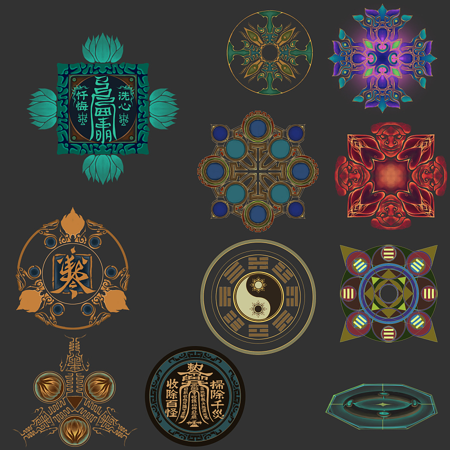 帮特效兄弟们画的法阵样式