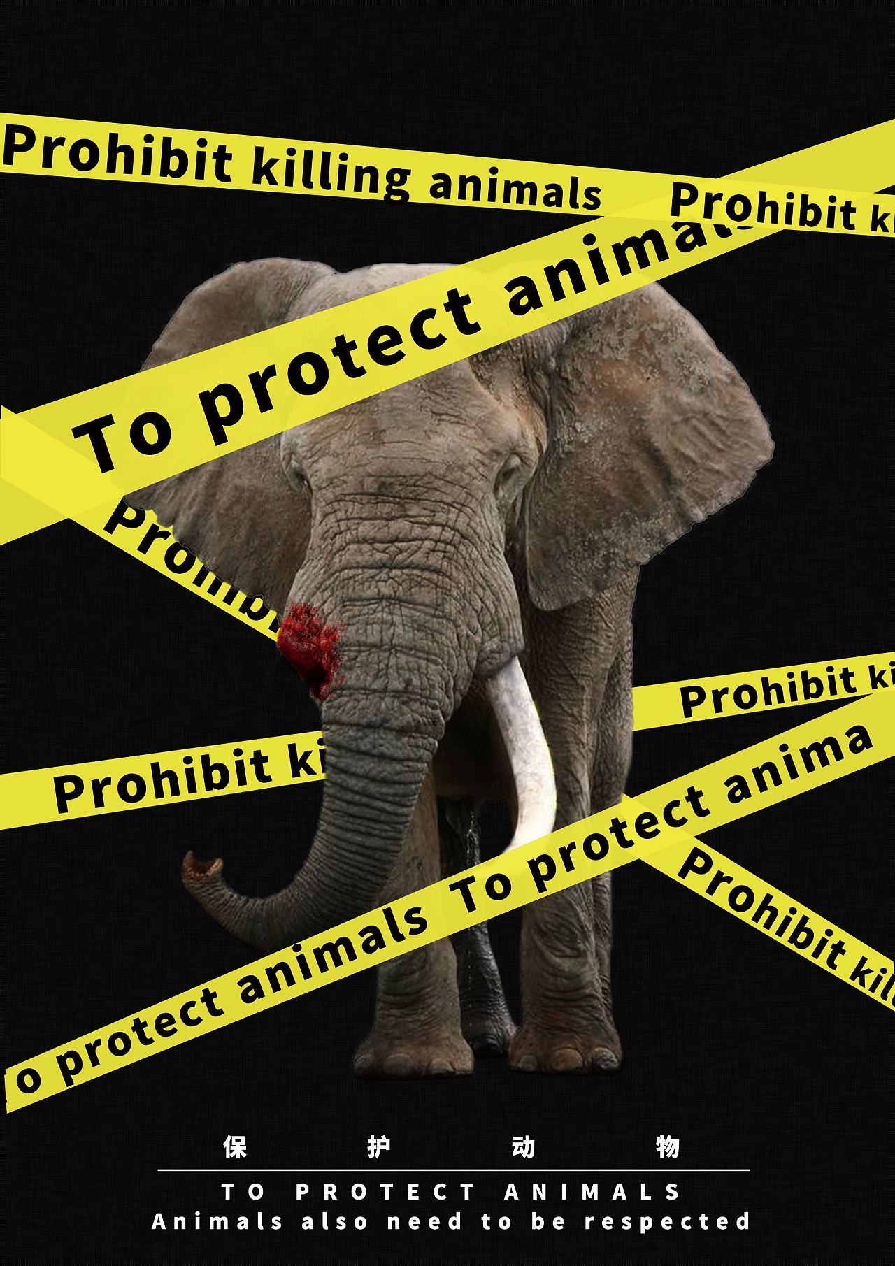 保护动物|平面|海报|L一笑清风 - 原创作品 - 站酷 (ZCOOL)