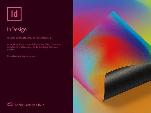Adobe InDesign 2020 开启界面_Experimental posters