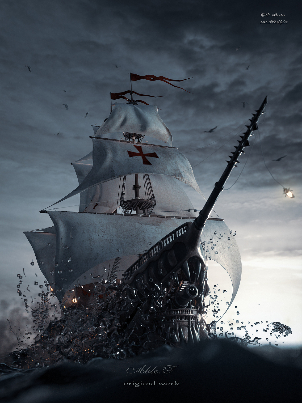 2020上半年OC练习（图ZMjExOTgyMDEy） - 场景 - 站酷设计师糖糖AbleT原创素材 - 站酷ZCOOL