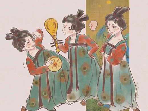 唐宫夜宴（个人主页-ZNTE3MzQ3NTY=） - 创作习作 - 站酷设计师Tangbaozz原创素材 - 站酷ZCOOL