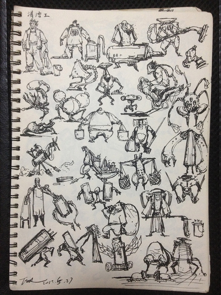 以往速写练习(一)