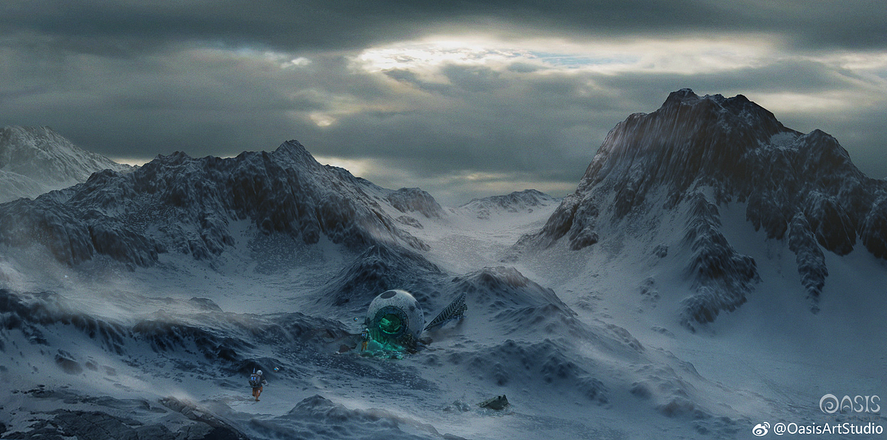 原创高清科幻类场景（图ZMjE1NTg1NzQ4） - 游戏原画 - 站酷设计师欧瑟斯工作室原创素材 - 站酷ZCOOL