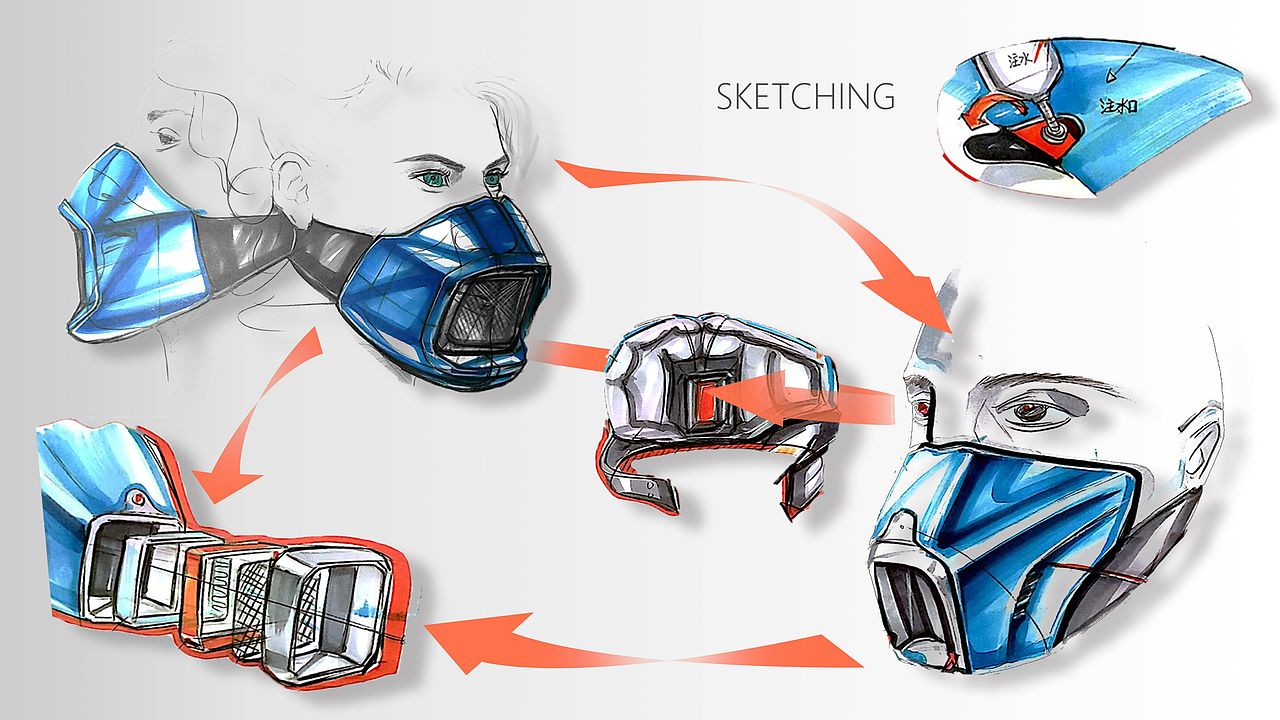 Warm breath加温口罩（图ZMTQ4Nzk2NjA4） - 生活用品 - 站酷设计师Dondonwing原创素材 - 站酷ZCOOL