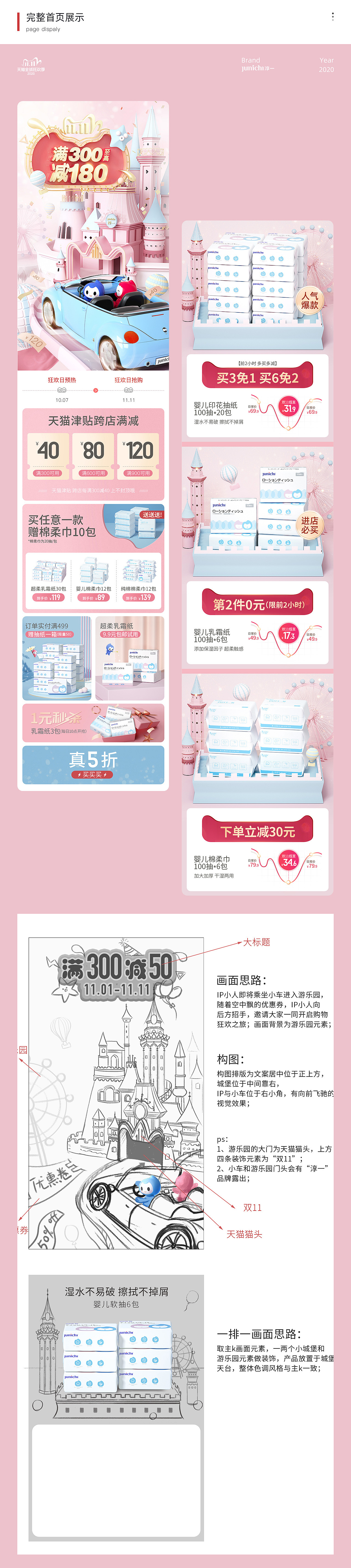 2020-2021视觉总结（品牌：心相印、淳一、安儿乐）（图ZMjU4NDcxMzcy） - 电商 - 站酷设计师FORFOREVER原创素材 - 站酷ZCOOL