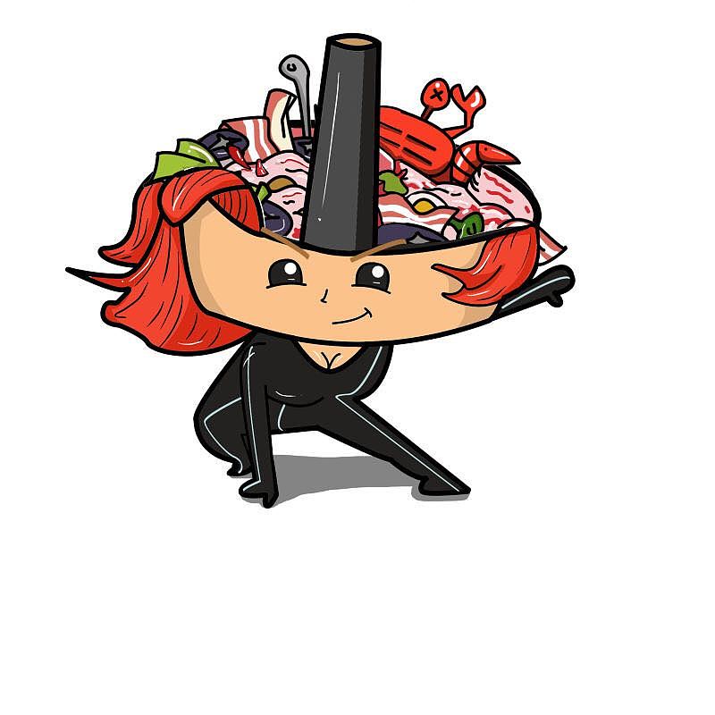 火锅（图ZODQwODE1MDg=） - 商业插画 - 站酷设计师HUAS原创素材 - 站酷ZCOOL