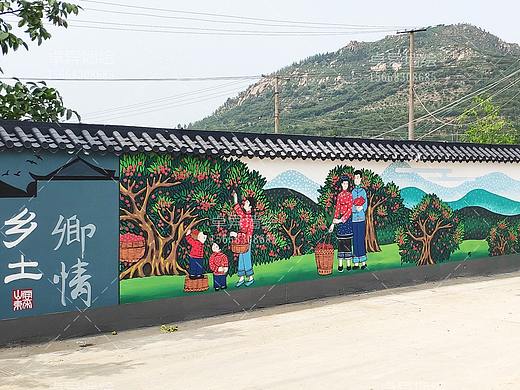 [田园乡土]主题美丽乡村墙绘文化墙