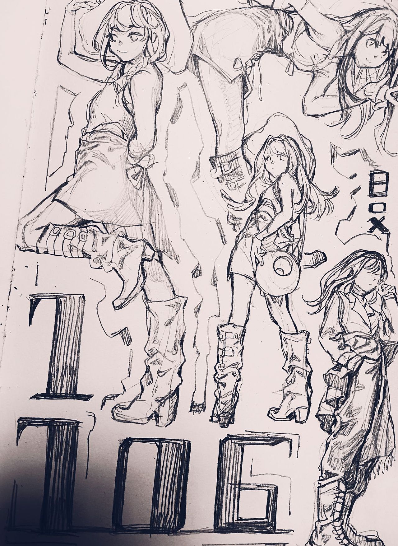 发发这几周画的速写~