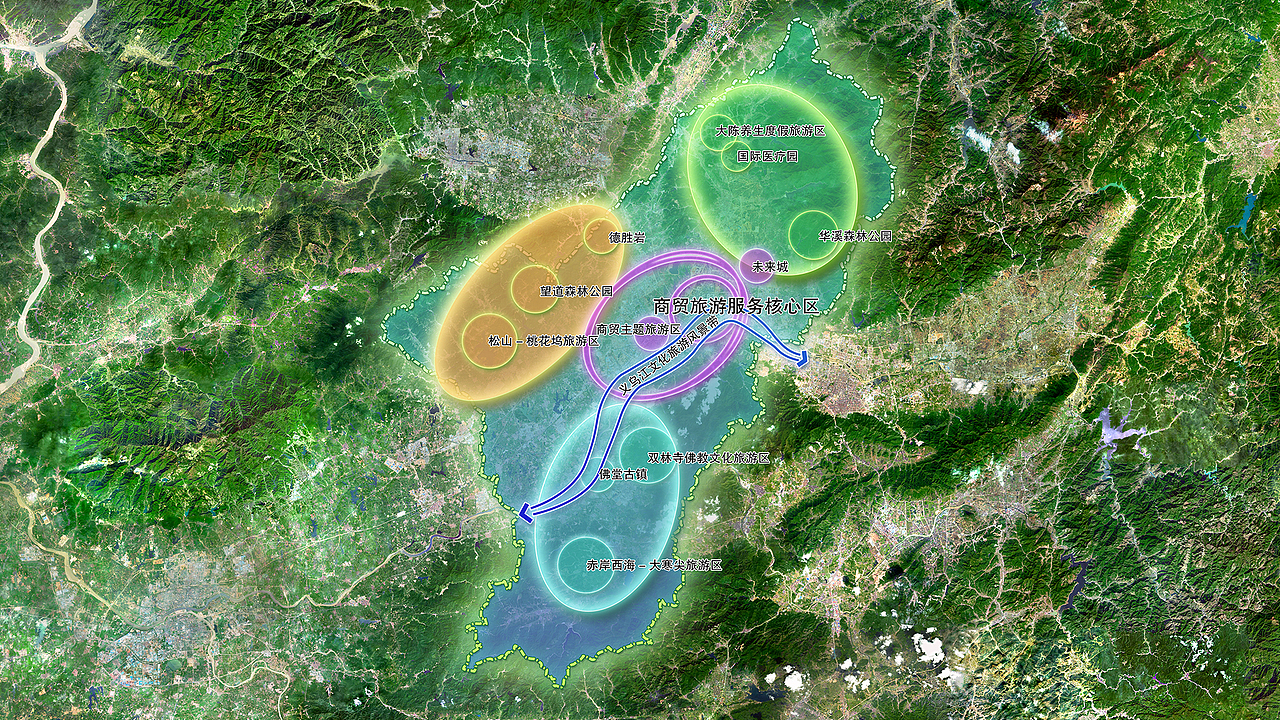 城市规划图展示设计