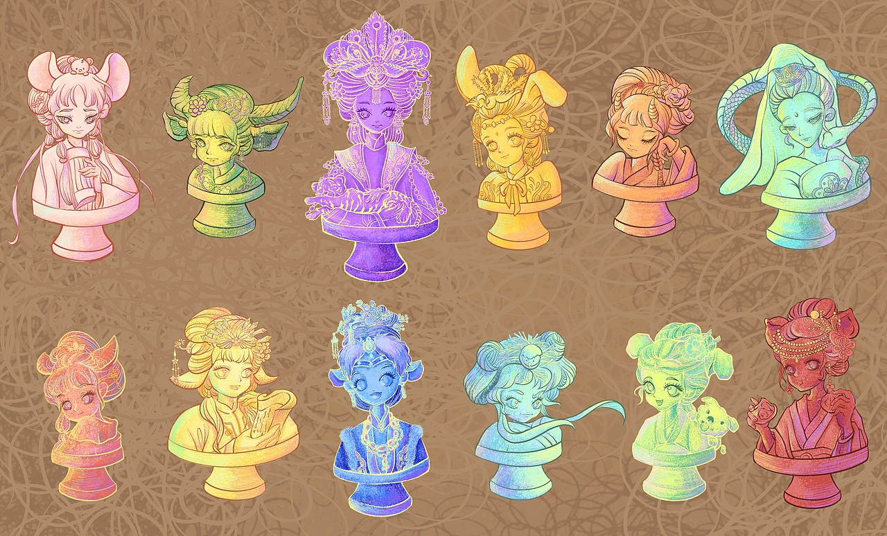 玩忆红楼（图ZMzA0ODU3NTk2） - 商业插画 - 站酷设计师MQo_0原创素材 - 站酷ZCOOL