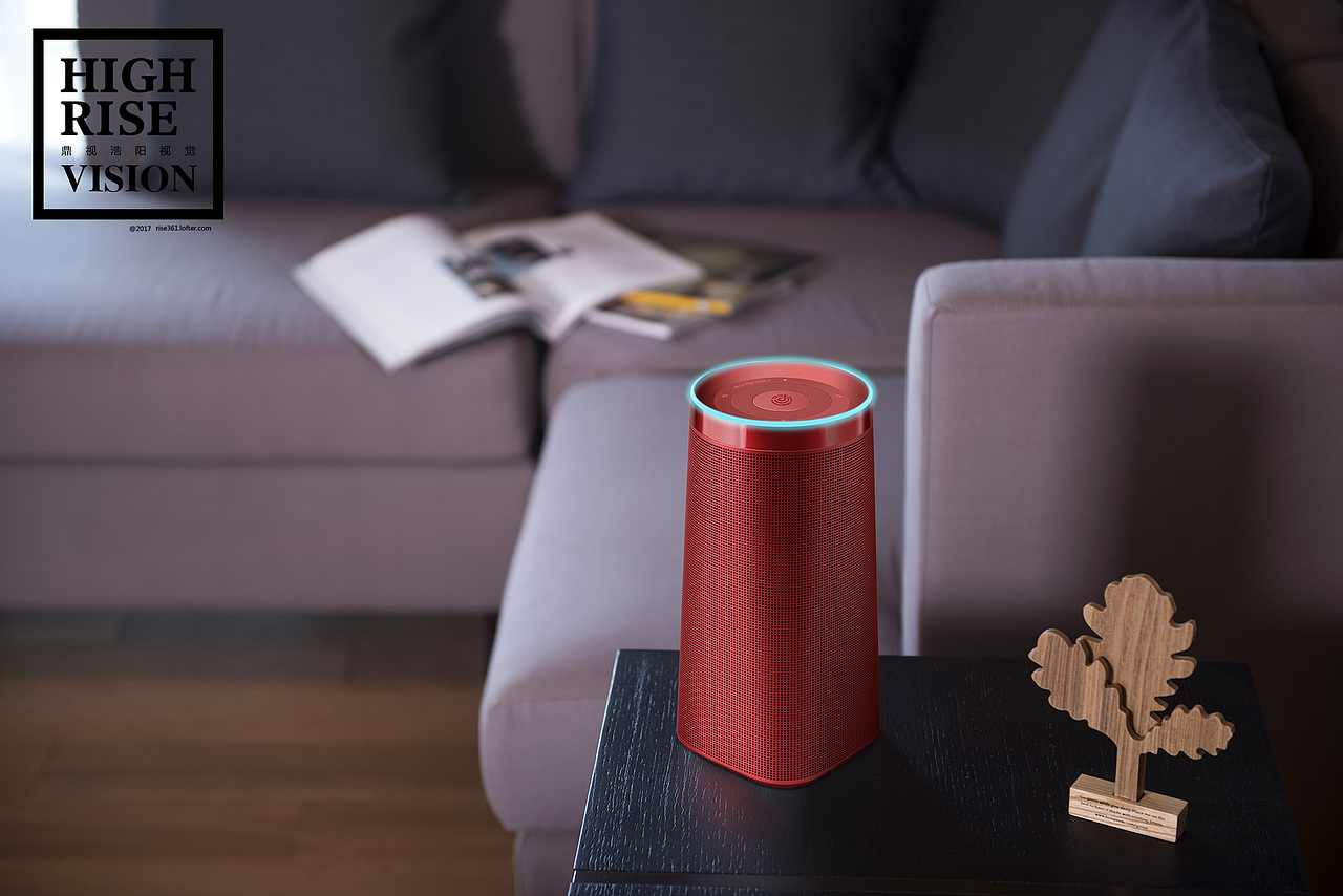 智能音箱（图ZNzY0MjAyNjQ=） - 产品摄影 - 站酷设计师鼎视浩阳原创素材 - 站酷ZCOOL