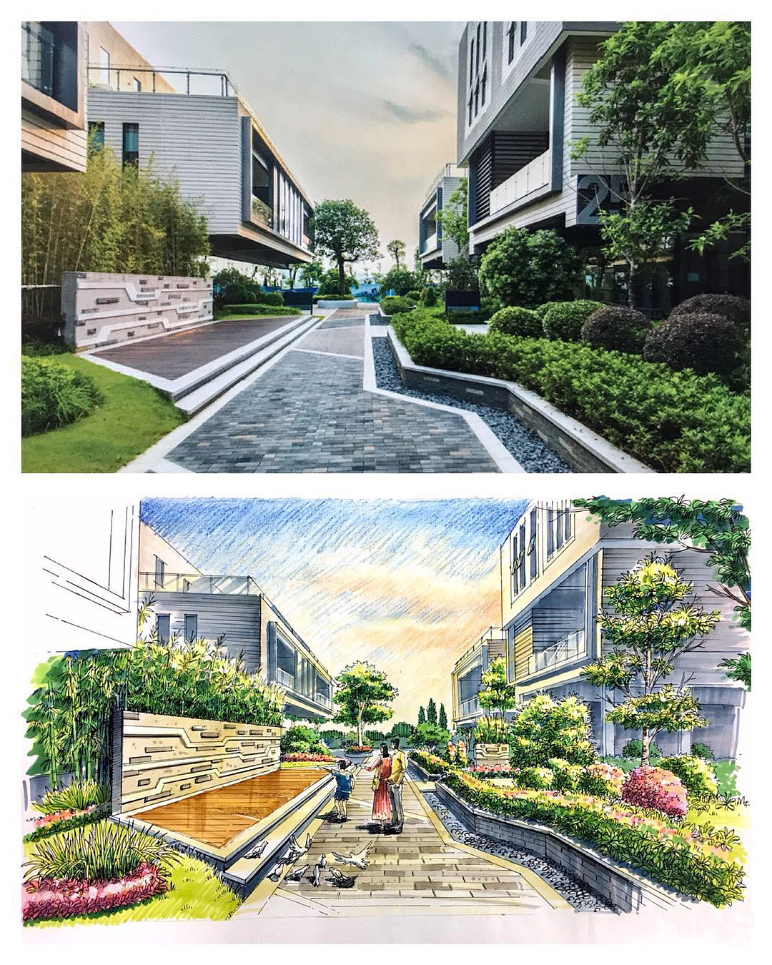 景观手绘（图ZMTEyNjY1OTc2） - 景观设计 - 站酷设计师林雄原创素材 - 站酷ZCOOL