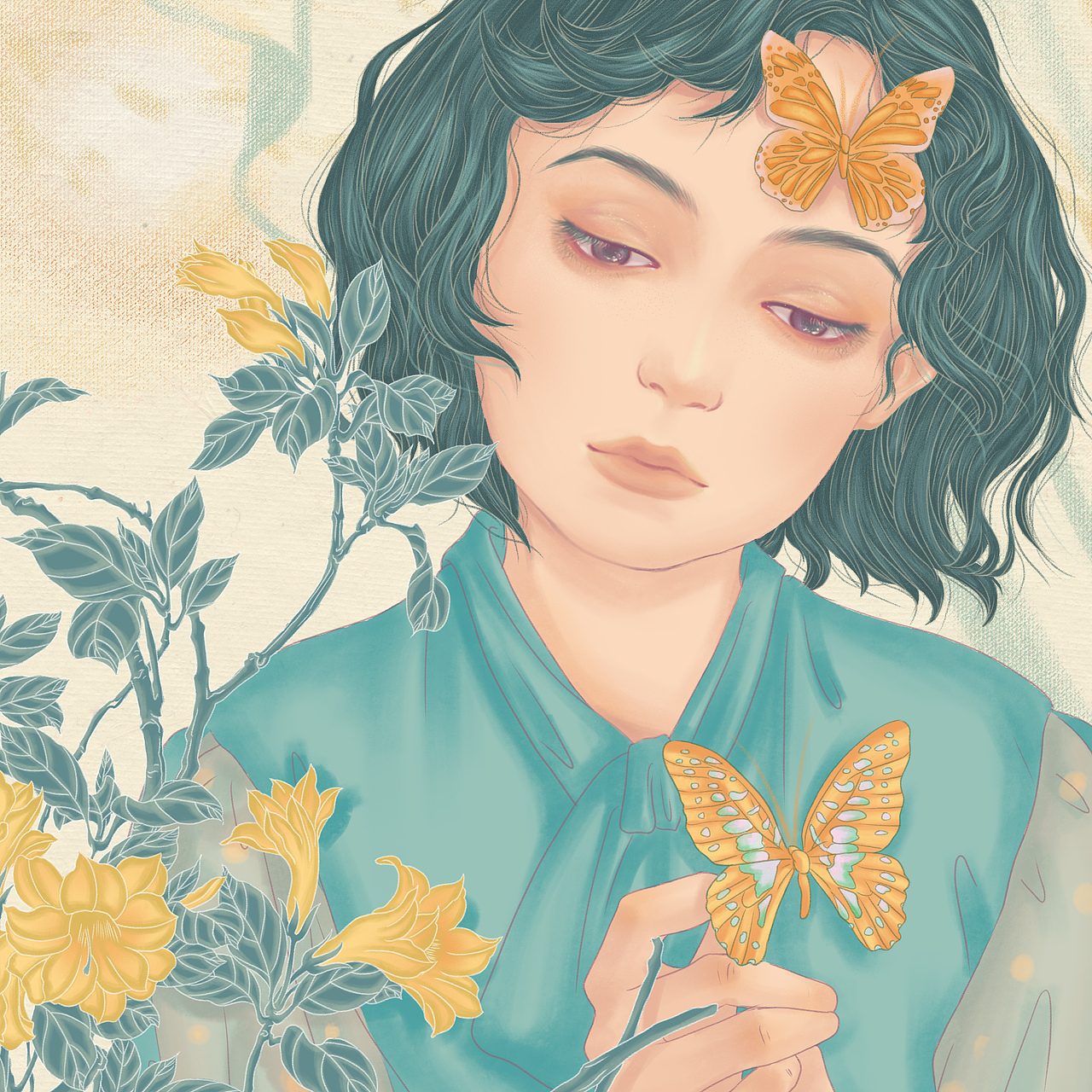 二十四节气插画设计（图ZMTY1ODIyODcy） - 商业插画 - 站酷设计师柿子辣椒原创素材 - 站酷ZCOOL