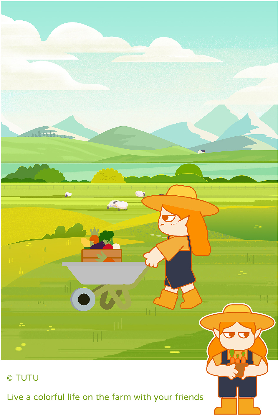 长袜子皮皮之回家种菜（图ZMjc3MDk2MDUy） - IP形象 - 站酷设计师uouoE原创素材 - 站酷ZCOOL