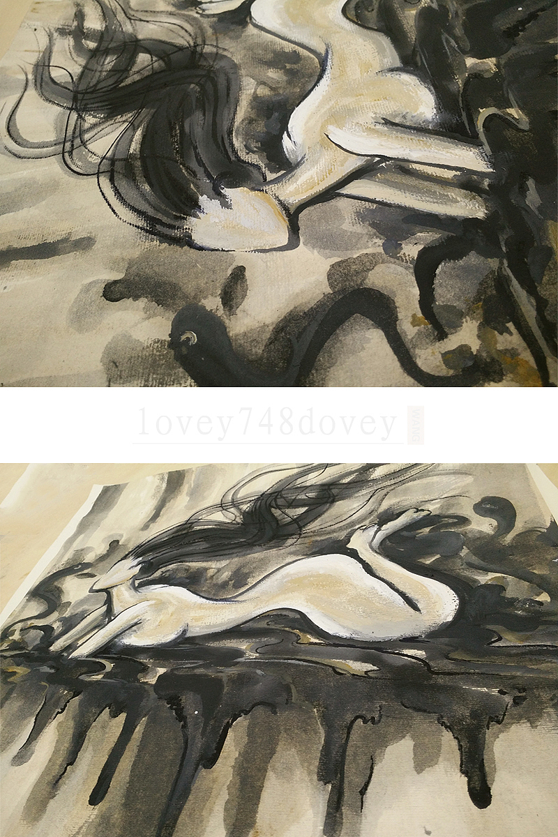 人体装饰素描 平面设计（图ZMzcxNzM0MzI=） - 艺术插画 - 站酷设计师香仔君原创素材 - 站酷ZCOOL