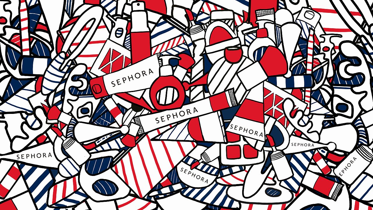 丝芙兰插画（图ZMTc5NDEzNDAw） - 海报 - 站酷设计师LFF丰丰原创素材 - 站酷ZCOOL