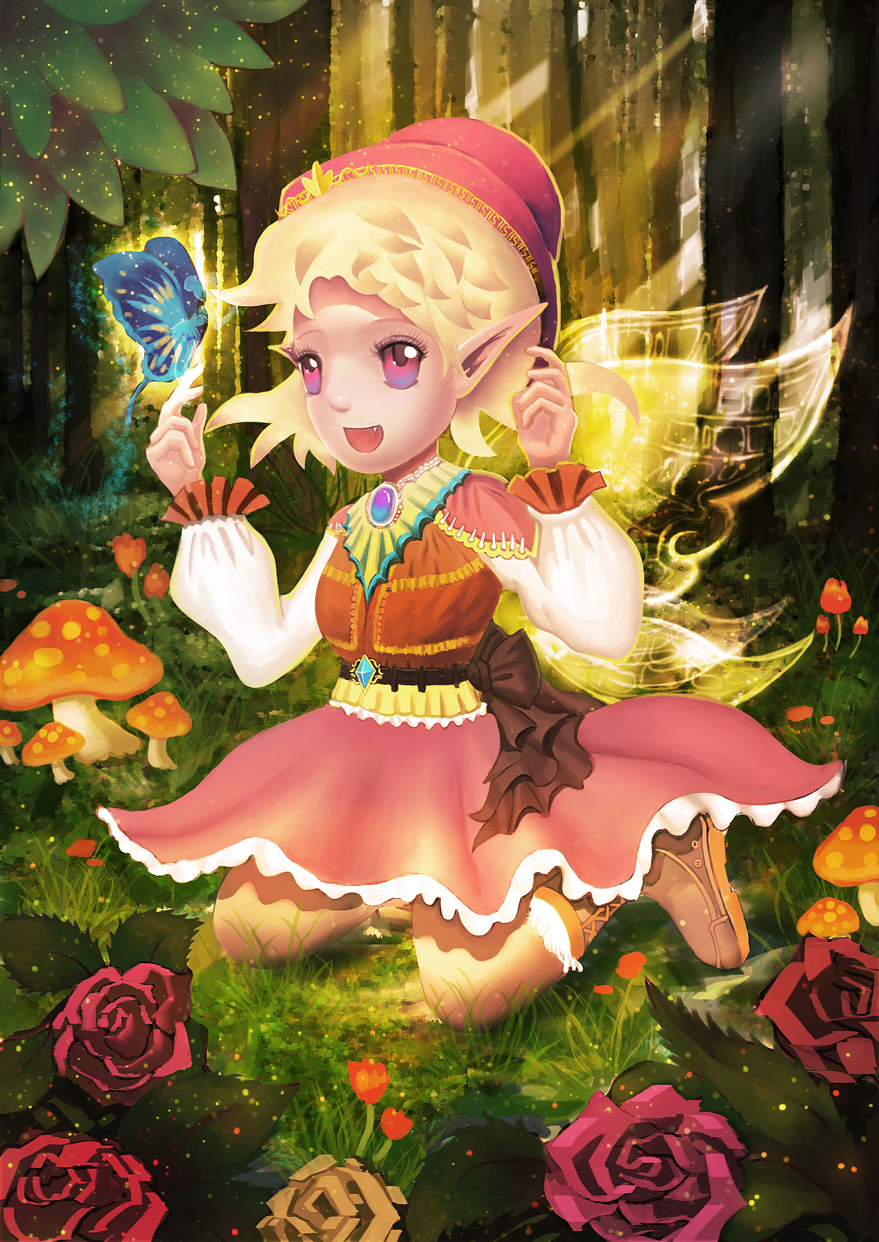 小精灵原画卡牌设定