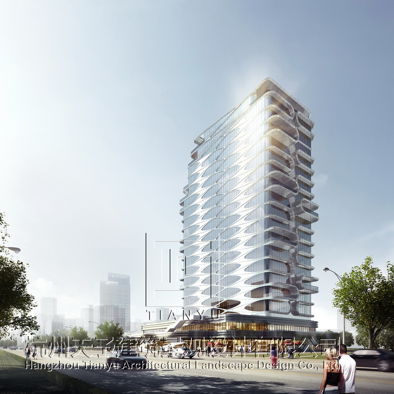 建筑设计效果图公建项目