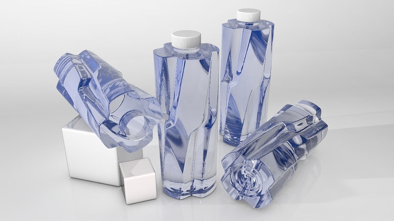 C4D-矿泉水瓶材质测试（图ZMTEzMjEwODIw） - 其他三维 - 站酷设计师ZJ1AN原创素材 - 站酷ZCOOL