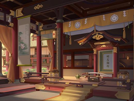 古建筑室内氛围-场景设计