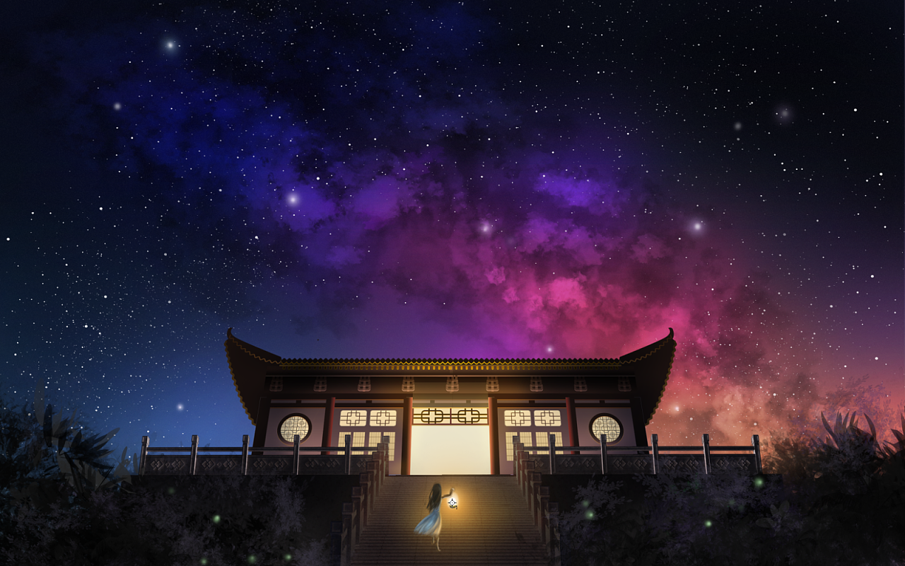 星空ae动效 原创作品 站酷 Zcool