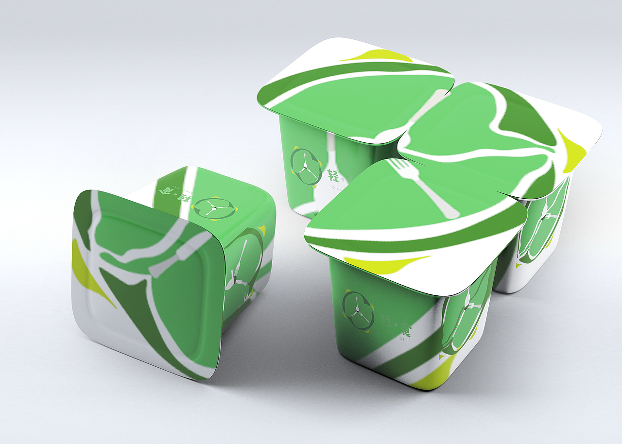 【平面设计】一份“轻（时）食”品牌logo包装设计（图ZMjc1MDQ4MDQw） - Logo - 站酷设计师零晓禾原创素材 - 站酷ZCOOL