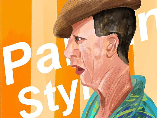 打卡人物头像|戴帽子的男人