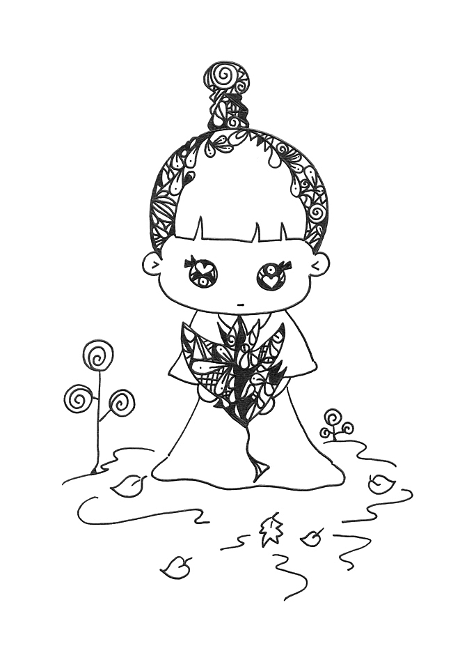 「 黑白·可爱 」