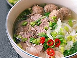 外卖平台牛肉粿条汤banner