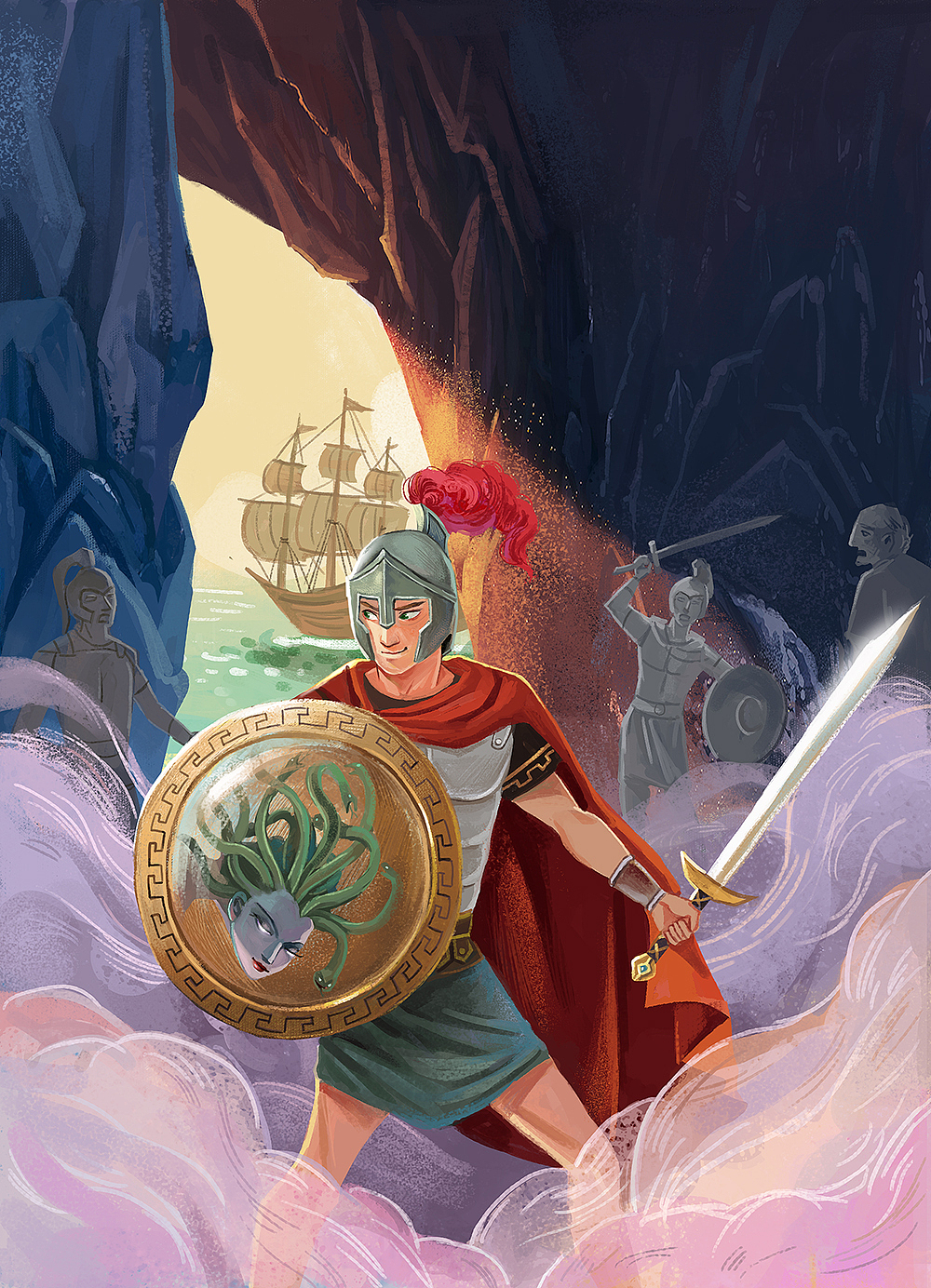 《古希腊神话》插图_ameilili-站酷zcool