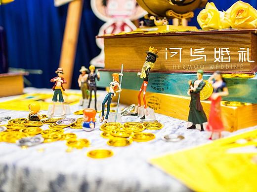 河马婚礼｜海贼王主题婚礼（蓝色＋黄色）