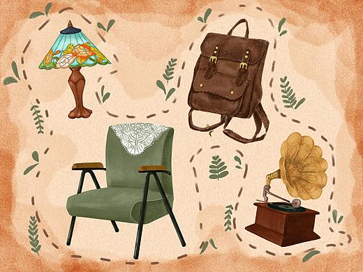 复古小物品（个人主页-ZNTc4MjE5NjQ=） - 创作习作 - 站酷设计师LEE_0130原创素材 - 站酷ZCOOL