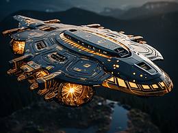 宇宙服務(wù)母艦（AI練習(xí)）