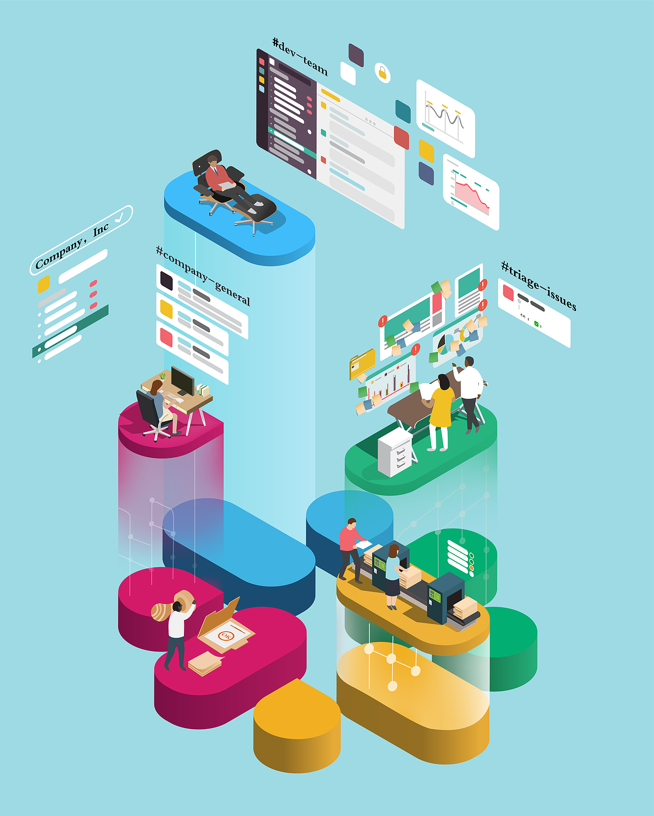 2.5D建筑+字体（图ZMjMzNTEyNjA0） - 其他平面 - 站酷设计师zero零感原创素材 - 站酷ZCOOL