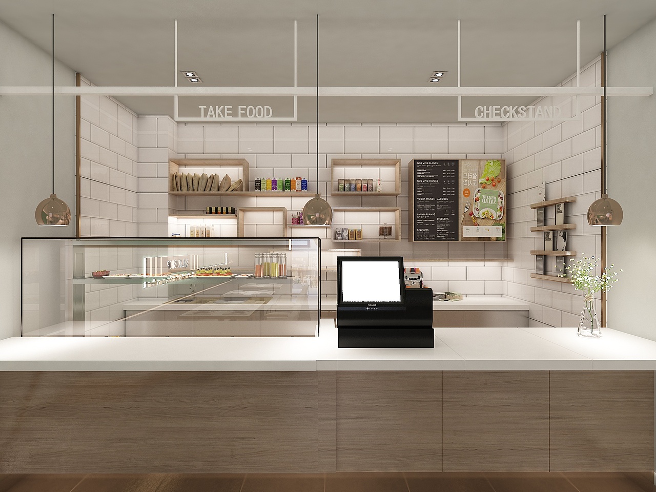 淮安的一家沙拉店