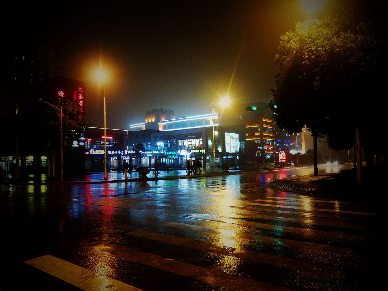姑苏夜雨（图ZMzY3NDAzNDQ=） - 风光摄影 - 站酷设计师息衍原创素材 - 站酷ZCOOL