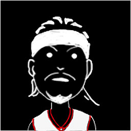 手绘头像 篮球明星 科比、杜兰特、欧文···