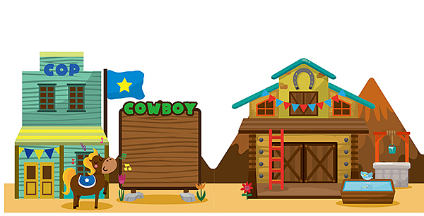 卡通牛仔人物设计（图ZMTI0MzIyMDk2） - 商业插画 - 站酷设计师ccccliu原创素材 - 站酷ZCOOL