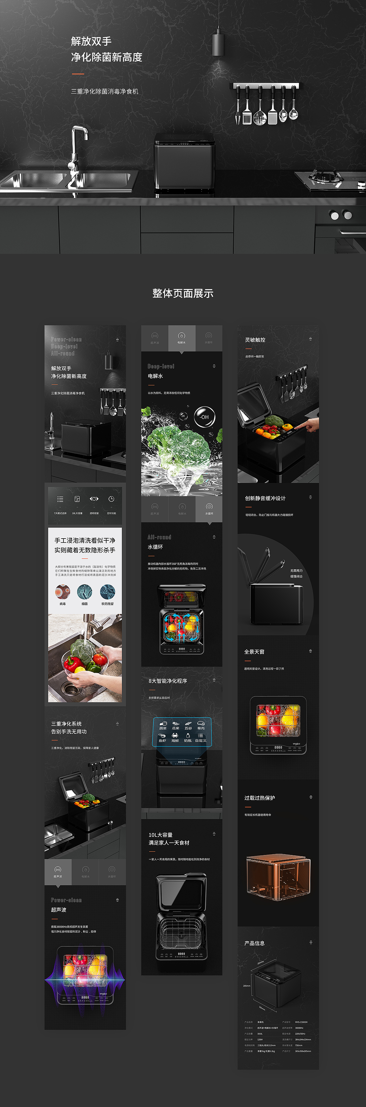 清洗机详情页（图ZMjE2NjczMTYw） - 电商 - 站酷设计师方喜原创素材 - 站酷ZCOOL