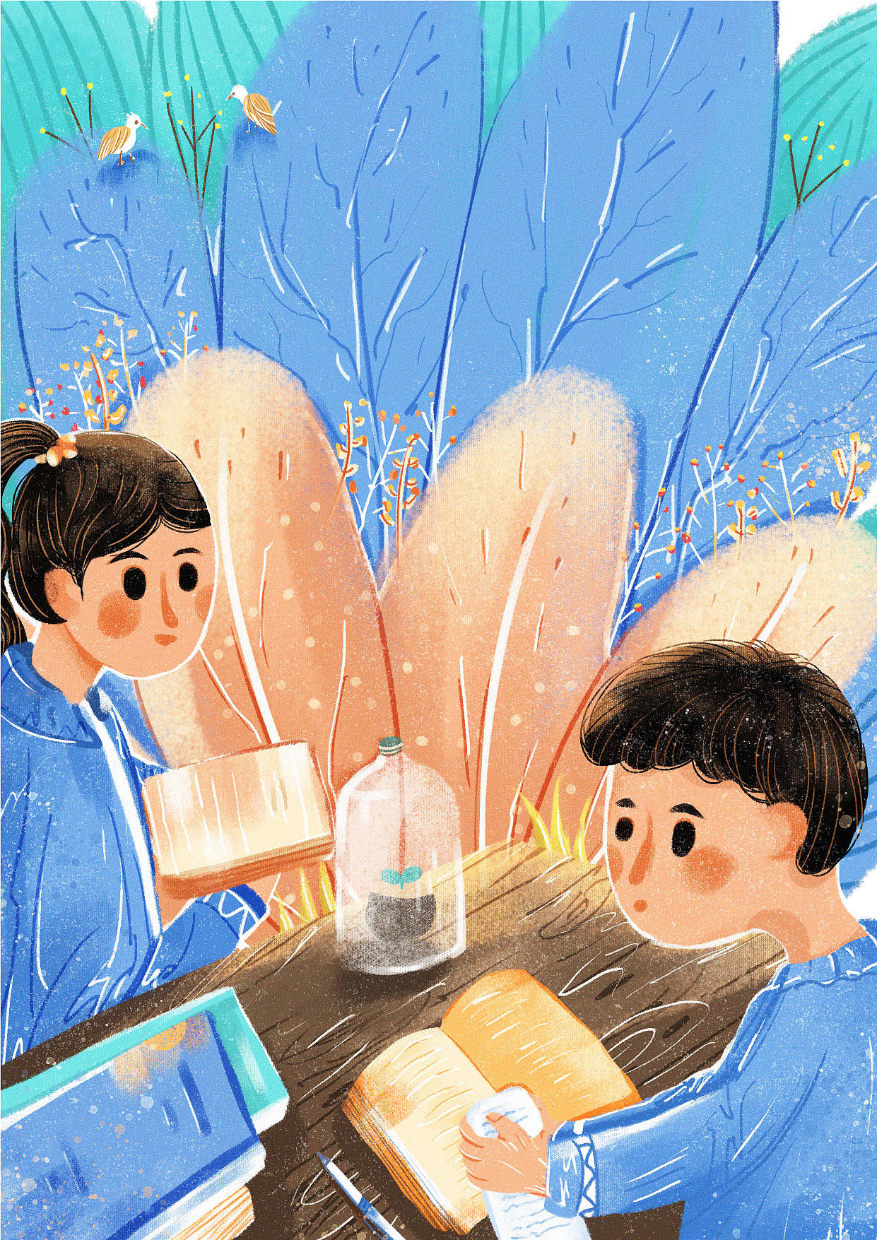 故事集（图ZMjM1OTIzODE2） - 艺术插画 - 站酷设计师木木一谷原创素材 - 站酷ZCOOL